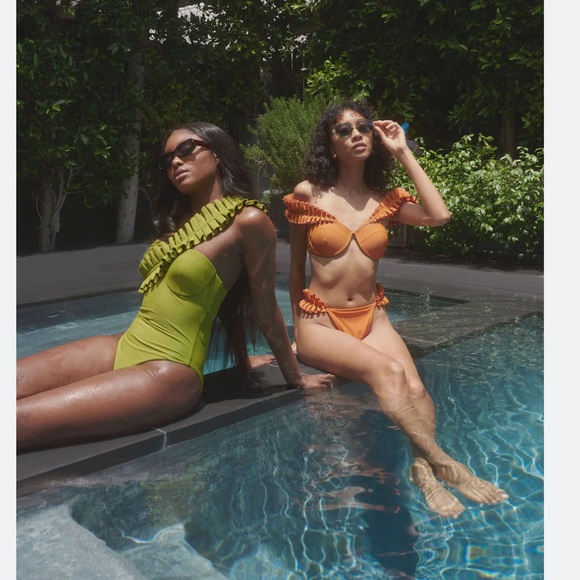 Andrea iyamah nisi bodysuit in olive - Picture 4 of 12